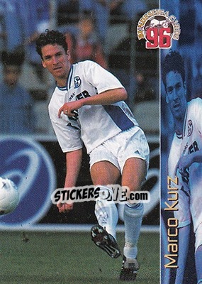 Sticker Marco Kurz - Bundesliga Fussball Cards 1995-1996 - Panini