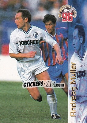 Sticker Andreas Muller - Bundesliga Fussball Cards 1995-1996 - Panini