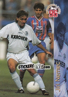 Sticker Jiri Nemec - Bundesliga Fussball Cards 1995-1996 - Panini
