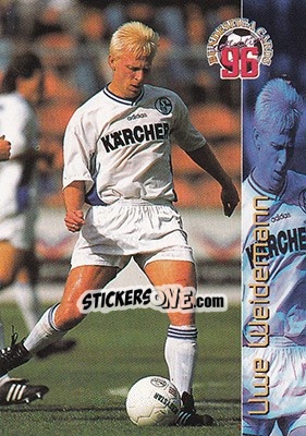 Figurina Uwe Weidemann - Bundesliga Fussball Cards 1995-1996 - Panini