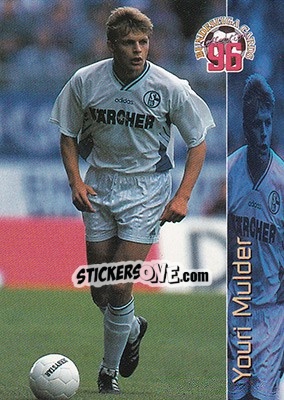 Sticker Youri Mulder - Bundesliga Fussball Cards 1995-1996 n. 89 - Panini
