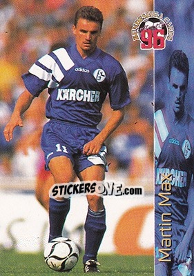 Sticker Martin Max - Bundesliga Fussball Cards 1995-1996 n. 90 - Panini
