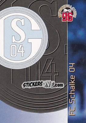 Sticker FC Schalke 04 - Bundesliga Fussball Cards 1995-1996 - Panini