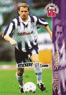 Figurina Stefan Studer - Bundesliga Fussball Cards 1995-1996 - Panini