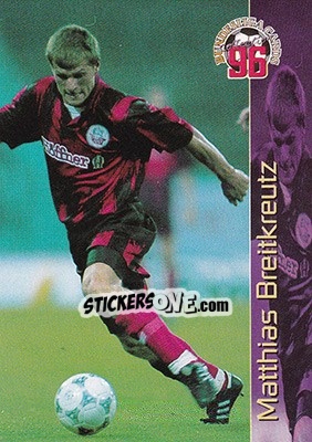 Sticker Matthias Breitkreutz - Bundesliga Fussball Cards 1995-1996 - Panini