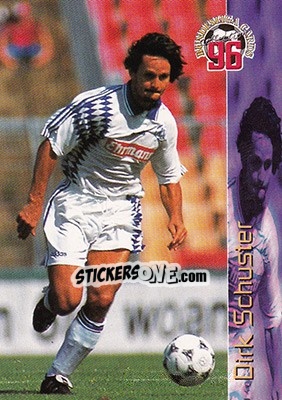 Sticker Dirk Schuster - Bundesliga Fussball Cards 1995-1996 - Panini