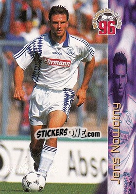 Figurina Jens Nowotny - Bundesliga Fussball Cards 1995-1996 - Panini