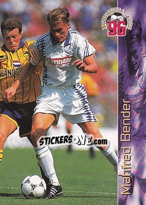 Sticker Manfred Bender - Bundesliga Fussball Cards 1995-1996 - Panini
