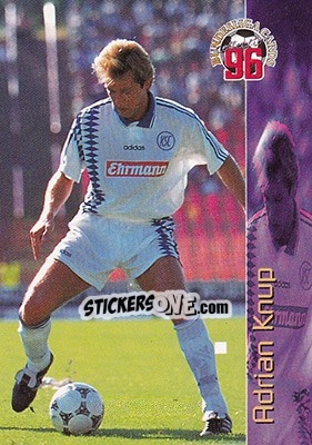 Sticker Adrian Knup - Bundesliga Fussball Cards 1995-1996 - Panini