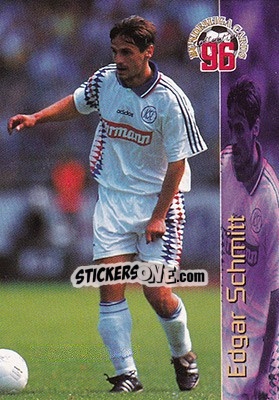 Cromo Edgar Schmitt - Bundesliga Fussball Cards 1995-1996 - Panini