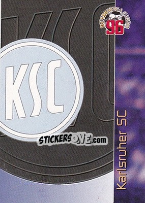 Sticker Karlsruher SC - Bundesliga Fussball Cards 1995-1996 - Panini