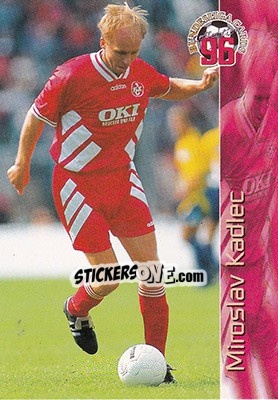 Figurina Miroslav Kadlec - Bundesliga Fussball Cards 1995-1996 - Panini