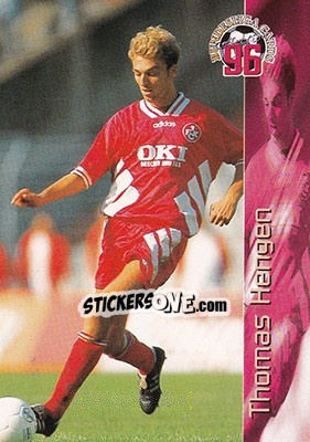 Sticker Thomas Hengen - Bundesliga Fussball Cards 1995-1996 - Panini