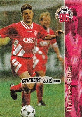 Sticker Thomas Ritter - Bundesliga Fussball Cards 1995-1996 - Panini