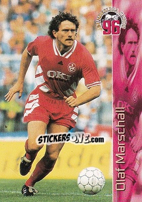 Figurina Olaf Marschall - Bundesliga Fussball Cards 1995-1996 - Panini