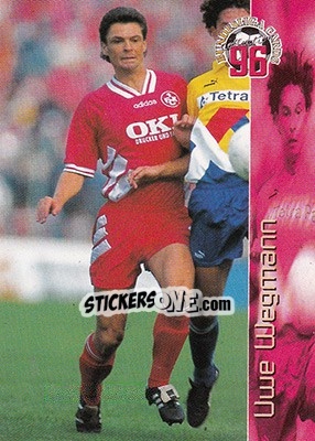 Sticker Uwe Wegmann - Bundesliga Fussball Cards 1995-1996 - Panini