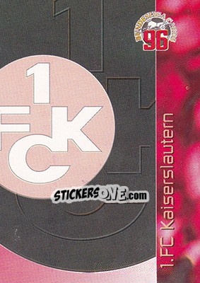 Sticker 1. FC Kaiserslautern - Bundesliga Fussball Cards 1995-1996 - Panini