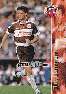 Sticker Dirk Dammann - Bundesliga Fussball Cards 1995-1996 - Panini