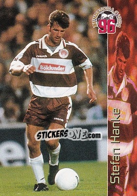 Figurina Stefan Hanke - Bundesliga Fussball Cards 1995-1996 - Panini
