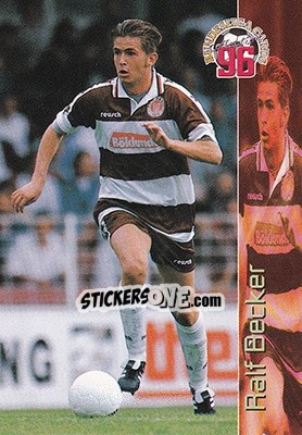 Sticker Ralf Becker - Bundesliga Fussball Cards 1995-1996 - Panini
