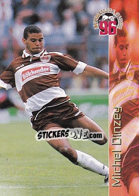 Cromo Michel Dinzey - Bundesliga Fussball Cards 1995-1996 - Panini