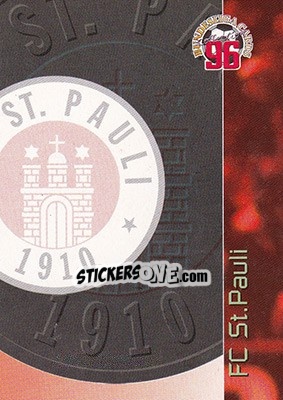 Sticker FC St. Pauli - Bundesliga Fussball Cards 1995-1996 - Panini