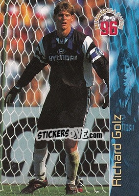 Sticker Richard Golz - Bundesliga Fussball Cards 1995-1996 - Panini