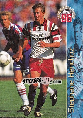 Cromo Stephane Henchoz - Bundesliga Fussball Cards 1995-1996 - Panini