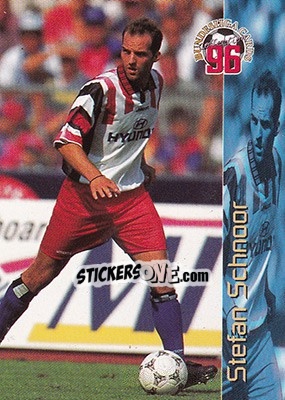 Figurina Stefan Schnoor - Bundesliga Fussball Cards 1995-1996 - Panini