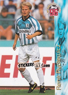 Sticker Rene Rydlewicz - Bundesliga Fussball Cards 1995-1996 - Panini