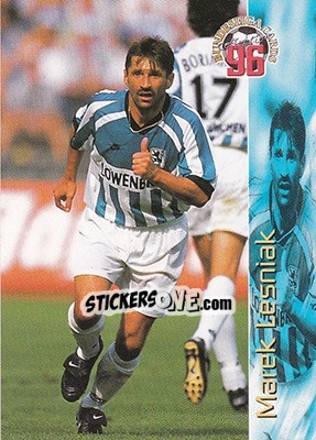 Sticker Marek Lesniak - Bundesliga Fussball Cards 1995-1996 - Panini