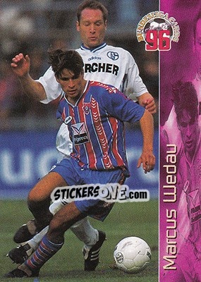 Sticker Marcus Wedau - Bundesliga Fussball Cards 1995-1996 - Panini