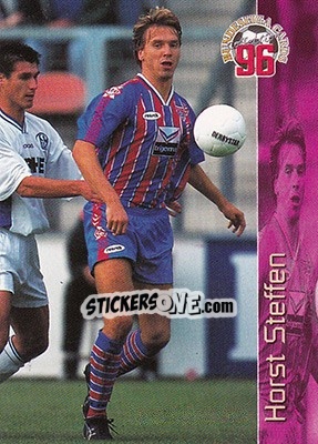 Sticker Horst Steffen - Bundesliga Fussball Cards 1995-1996 - Panini