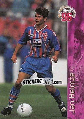 Sticker Jan Heintze - Bundesliga Fussball Cards 1995-1996 - Panini