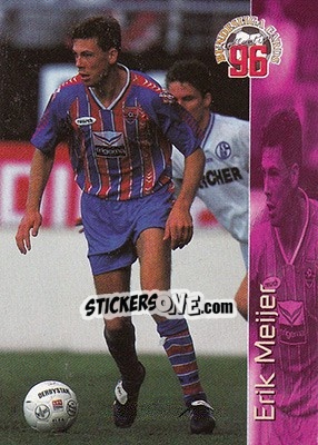 Sticker Erik Meijer - Bundesliga Fussball Cards 1995-1996 - Panini