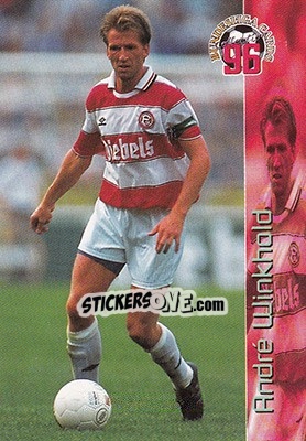 Figurina Andre Winkhold - Bundesliga Fussball Cards 1995-1996 - Panini