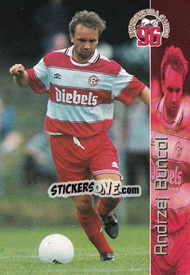 Sticker Andrzej Buncol - Bundesliga Fussball Cards 1995-1996 - Panini