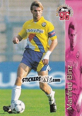 Sticker Manfred Binz - Bundesliga Fussball Cards 1995-1996 - Panini