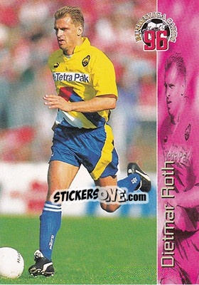 Sticker Dietmar Roth - Bundesliga Fussball Cards 1995-1996 - Panini