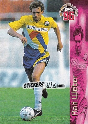 Sticker Ralf Weber - Bundesliga Fussball Cards 1995-1996 - Panini
