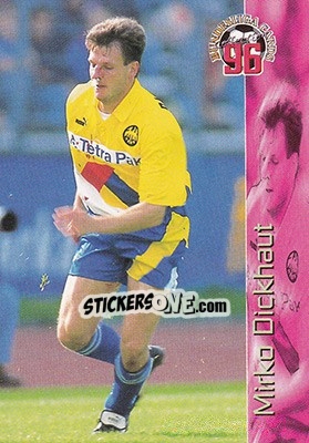 Figurina Mirko Dirkhaut - Bundesliga Fussball Cards 1995-1996 - Panini