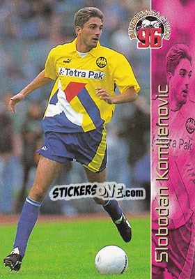 Figurina Slobodan Komljenovic - Bundesliga Fussball Cards 1995-1996 - Panini