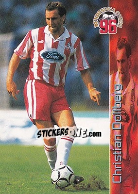 Sticker Christian Dollberg - Bundesliga Fussball Cards 1995-1996 n. 212 - Panini