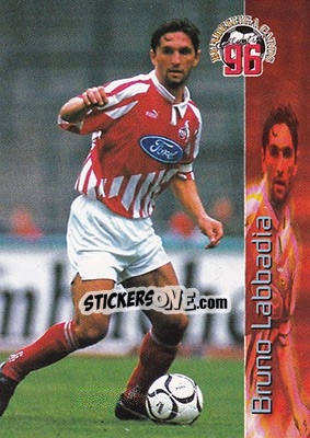 Sticker Bruno Labbadia - Bundesliga Fussball Cards 1995-1996 - Panini