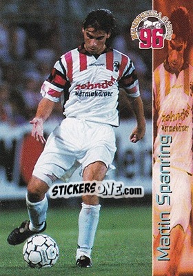 Sticker Martin Spanring - Bundesliga Fussball Cards 1995-1996 - Panini