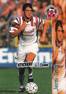 Sticker Jens Todt - Bundesliga Fussball Cards 1995-1996 - Panini