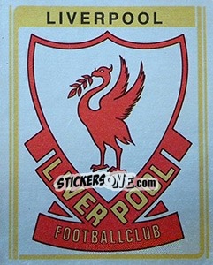 Sticker Liverpool Club Badge - UK Football 1979-1980 n. 188 - Panini
