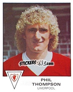 Sticker Phil Thompson - UK Football 1979-1980 - Panini