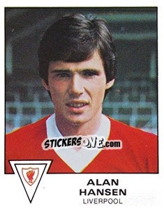 Figurina Alan Hansen - UK Football 1979-1980 - Panini