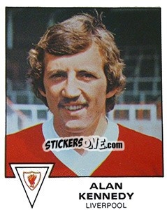 Sticker Alan Kennedy - UK Football 1979-1980 n. 195 - Panini